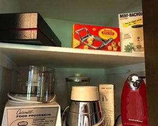 Vintage food processor, cheese slicer, electric carving knife, and more!