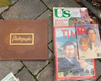 The Royal Couple Memorabilia $25, Photo album, $5 