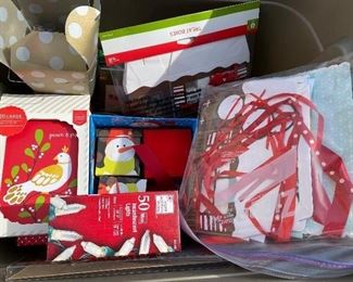 Christmas Boxes, Tags etc $10