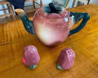 Vintage Teapot $15 Salt and Pepper $7