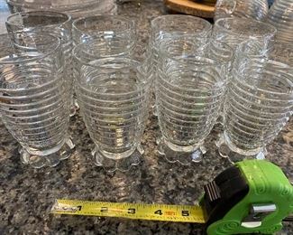 8 6" Manhattan Glasses with Bubble Feed $ 75