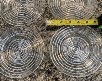 4  6" Manhattan Plates $32  