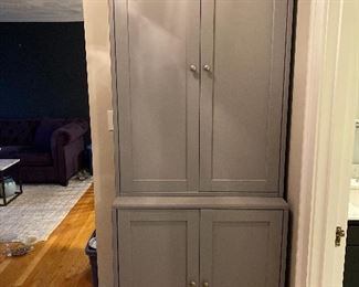 Grey IKEA Cabinet. 31.5” x 62” x 17”  $150