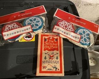 Martha Stewart Garland and Old Cookbook $10