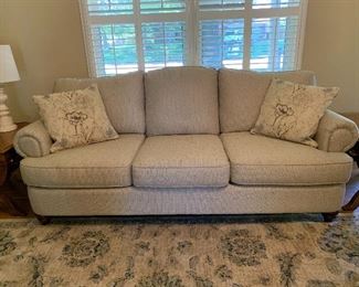 #1	Bassett sofa from Reflections Home Furnishings 87"	 $300.00 
