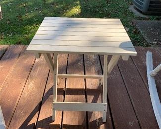 #26	White side table 	 $10.00 
