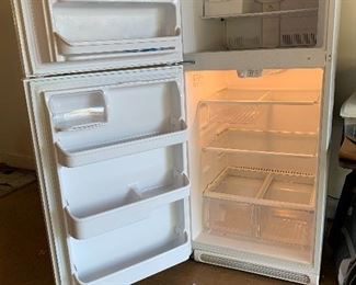 #34	Frigidaire refrigerator 20.5 cu ft model #FRT21IL4FW8 2009	 $150.00 
