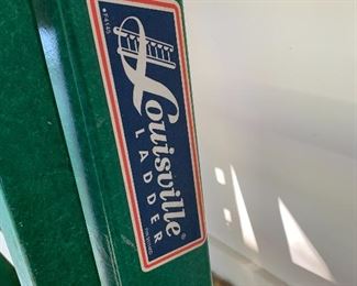 #37	Louisville 6' Fiberglass ladder	 $40.00 
