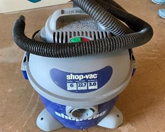 #40	6 gallon Shop Vac	 $20.00 

