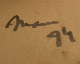 Maur Van Doorslaer Shepherds Meal Ceramic Plaque 8x8