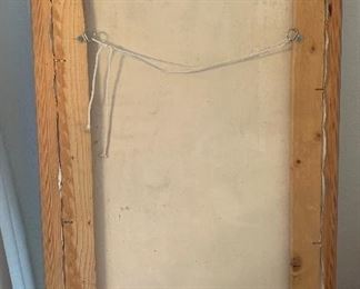 *Original* Art Alleyway 1980 Painting 34x18x2in HxWxD