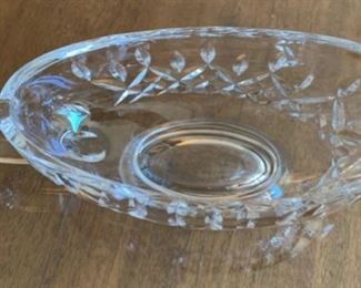 Waterford Crystal Lismore Sauce/Gravy Boat in Box		