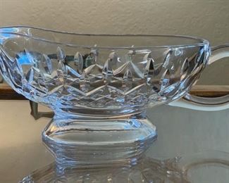 Waterford Crystal Lismore Sauce/Gravy Boat in Box
