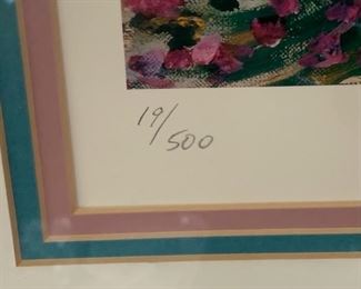 *Signed* Michael J. Lavery Classic Catalina Litho Framed Art 37x50x2in
