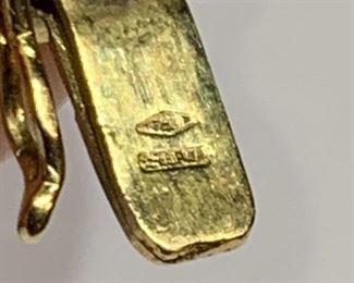 18k Gold 7in Flat Curb Bracelet		
