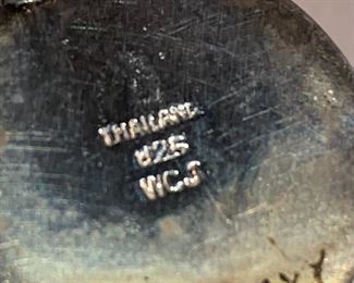 Sterling Silver globe 6 photo locket and 30 inch box chain necklace