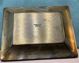 Tiffany and Co. Makers Sterling small tray, set of two