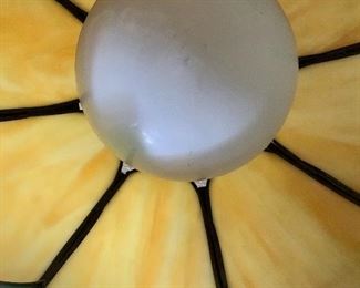 Antique Hanging Slag Lamp Light Chandelier 20in H x 18in Diameter