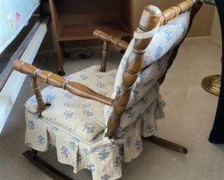 Childrens Old Rocking Chair	16.5in x 22in x 25in	