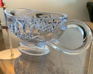 Waterford Crystal Lismore Sauce/Gravy Boat in Box		