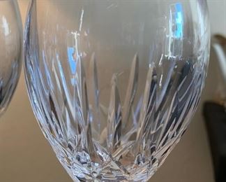 10 pc Waterford MOURNE Claret Wine Glasses Set of 10 Ireland 2002	7 5/8” H x 2 7/8” Diameter at top	
