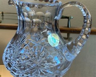 Bill Healy Crystal Pitcher/Creamer	4.5in H x 4x5in	