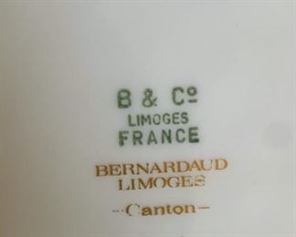 Bernardaud Limoges Canton Square Vase	7.25x5.5x5.5in	HxWxD