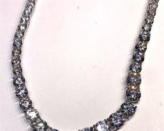 Nadri crystal necklace with original tag	