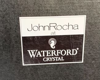 Waterford Crystal John Rocha IMPRINT PLATTER in box	13in Diameter
