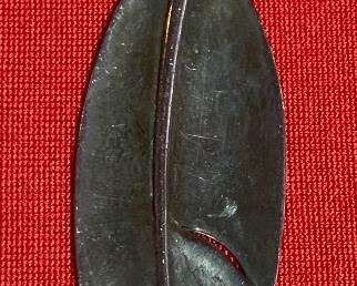 Angela Cummings Tiffany & Co Leaf Sterling Pendant	2.75in L x .75in W	