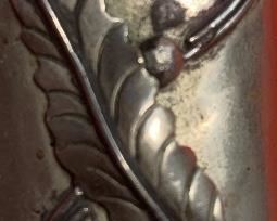 Sterling Silver Turquoise lighter case	Measures 2 3/3 inches by 1 inch, stones measure 1/4 inch by 1/2 inch	
