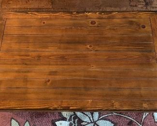 Rustic Plank Nailhead Coffee Table	20x50x30in	HxWxD
