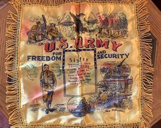 WWII US Army sister  Pillow Case	16x16in	
