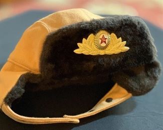 USSR Wool Military Hat Ushanka	No Size indication	