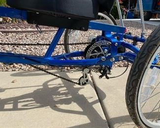 Sun Seeker EZ-3 Trike Blue Recumbent Bike 21 speed	na	
