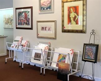 Framed and Unframed Art