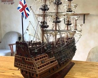 Vintage model Historic Ships