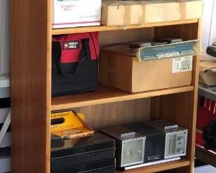 PHT018 Shelving Unit & Contents Included