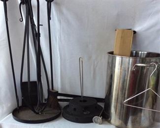 PHT236 Fireplace Tools & Deep Fryer