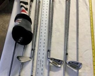 PHT348 Tommy Armour & E V O Golf Clubs 