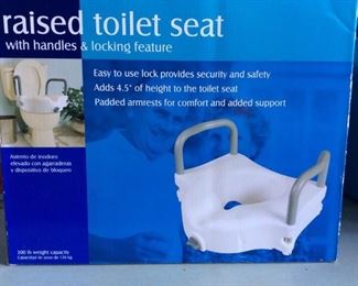 PHT358 Carex Raised Bathroom Toilet Seat