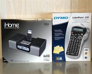 PHT405 iHome System and Dymo LabelPoint 350