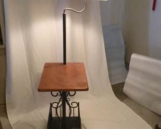 PHT455 Table & Attached Lamp