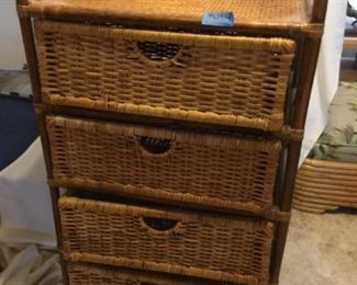 PHT454 Rattan Chest of Drawers