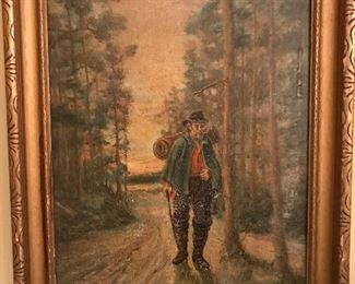 This 1928 Alfred Addy Original Oil on canvas has a very interesting palate and great colors. The artists work is highly sought after in today’s market.