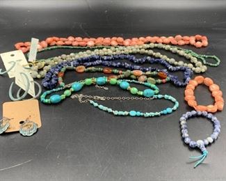 Assortment of Necklaces and Earrings