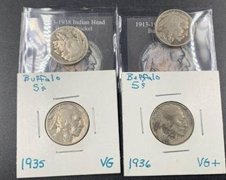 Lot of Buffalo Nickels C