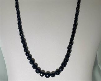 Onyx Beaded Necklace