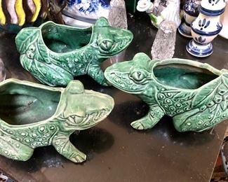 McCoy Frog Planters