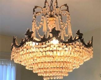Vintage Crystal Chandelier